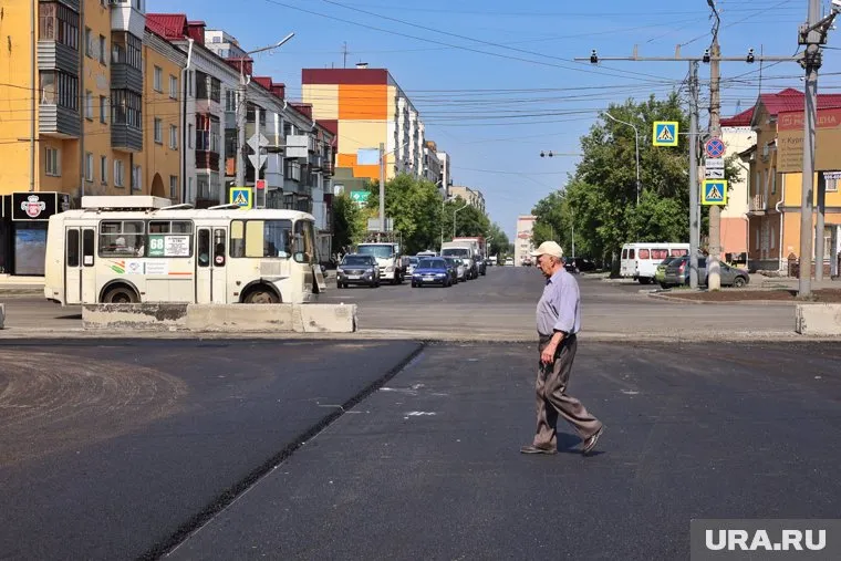 Участок улицы Мяготина в Кургане открыли для транспорта