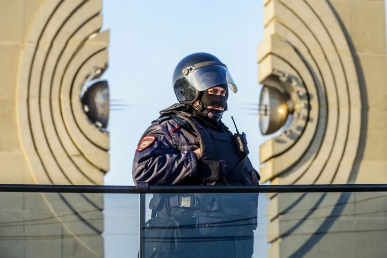 Несанкционированная акция в поддержку Алексея Навального. Челябинск