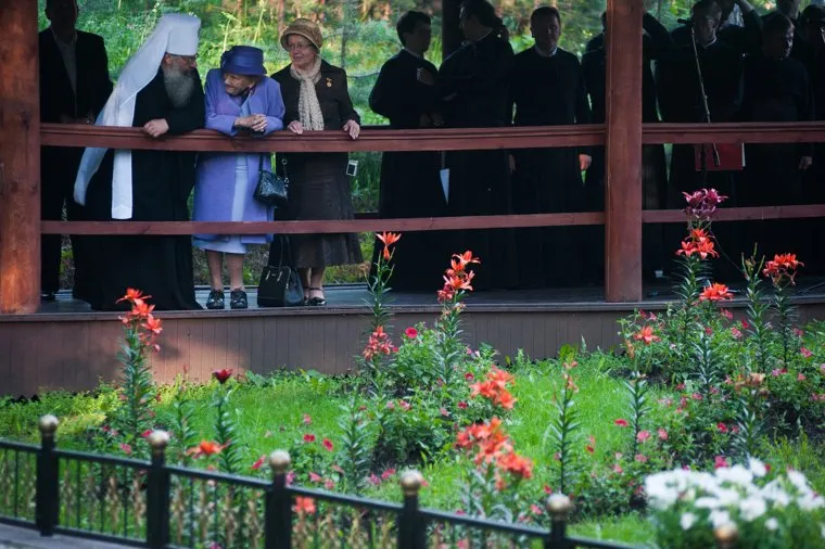 Крестный ход, приуроченный к 100-летию со дня убийства царской семьи. Екатеринбург , митрополит кирилл, ганина яма, куликовская-романова ольга