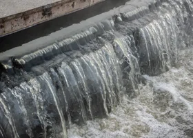 Жителей поселка под Курганом напугали сточные воды, текущие с очистных сооружений в поле