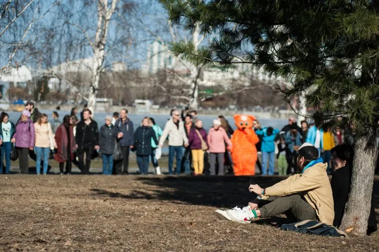 «Перекличка» в сквере на Октябрьской площади. Екатеринбург