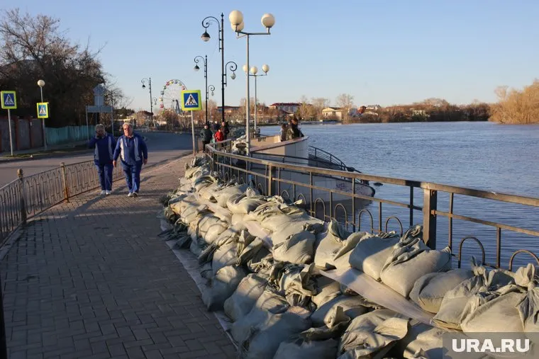 Уровень воды в реке Ишим возле села Абатское составил 1159 сантиметров