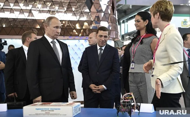 Ольга Глацких лично знакомила Владимира Путина с проектом «Золотое сечение»