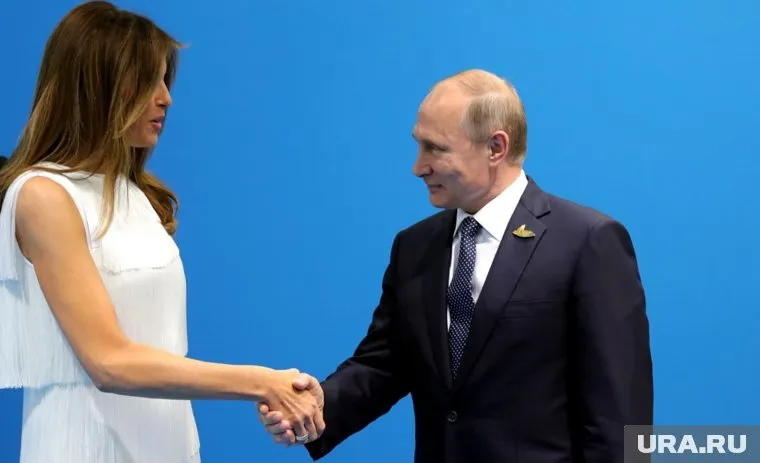 Владимир Путин знает, как покорить жен президентов (с первой леди США Меланьей Трамп)
