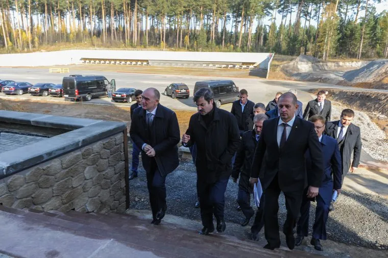 Рабочий визит Дубровского в Златоуст и Миасс. Челябинск, жилин вячеслав, биатлонный центр имени ишмуратовой, редин евгений, дубровский борис