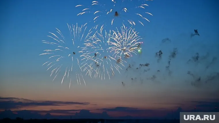 Салют в день города. Пермь