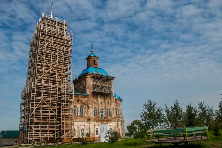 Спасо - Преображенский храм в селе Батурино, спасо-преображенский храм, село батурино, ремонт церкви