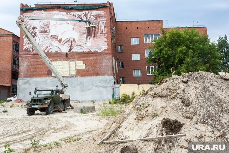 Стихийная парковка находится в центре города