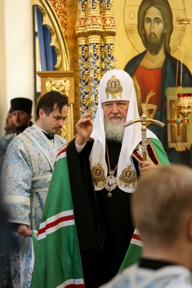 Клипарты. Сургут, патриарх кирилл, освящение храма