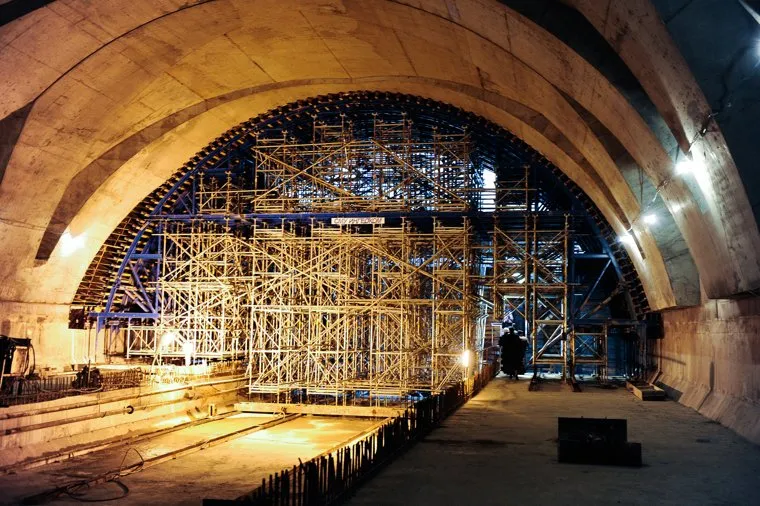 Челябинское метро. Архивы разных лет. Челябинск, челябинское метро, станция комсомольская площадь