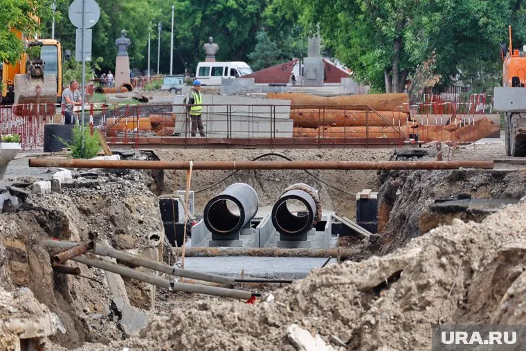 В Кургане на Пролетарской скоро восстановят асфальт (архивное фото)