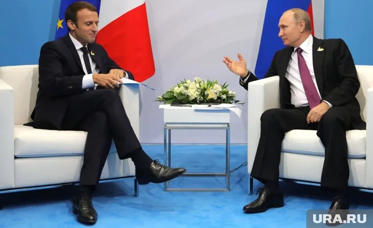 Ле Пен назвала Эммануэля Макрона (на фото слева) «словоблудом»