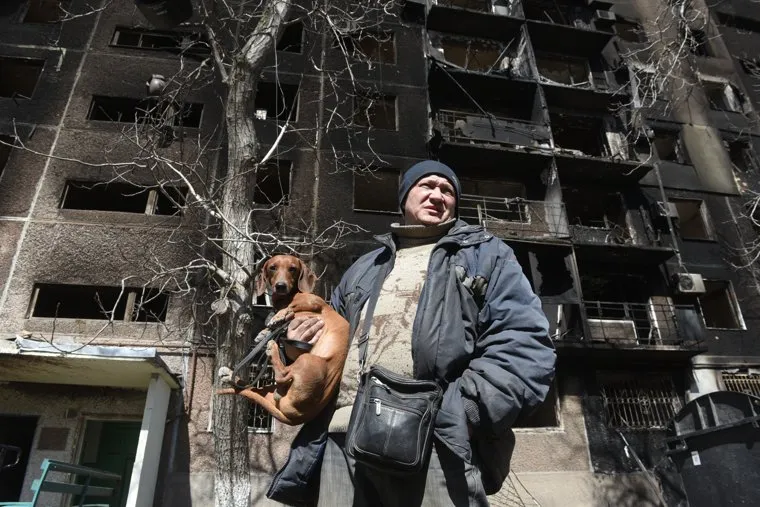 Обстановка в Мариуполе после освобождения района города от ВСУ. Украина