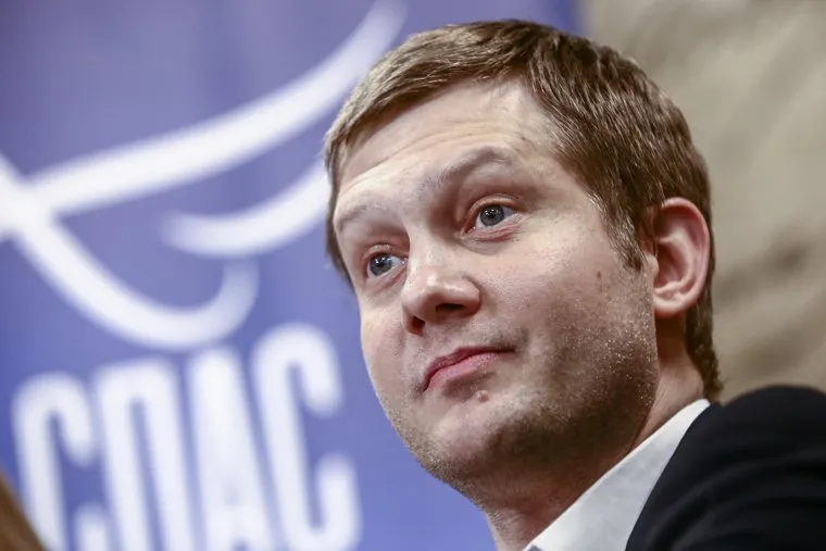 Генеральный директор телеканала «Спас» Борис Корчевников на презентации книги  «Ответ священника. Просто о главном…». Москва