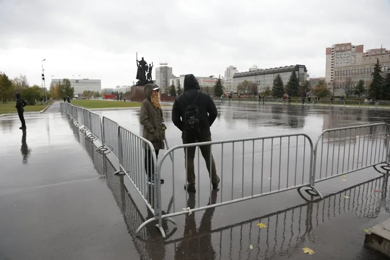 Митинг в поддержку Навального. Пермь