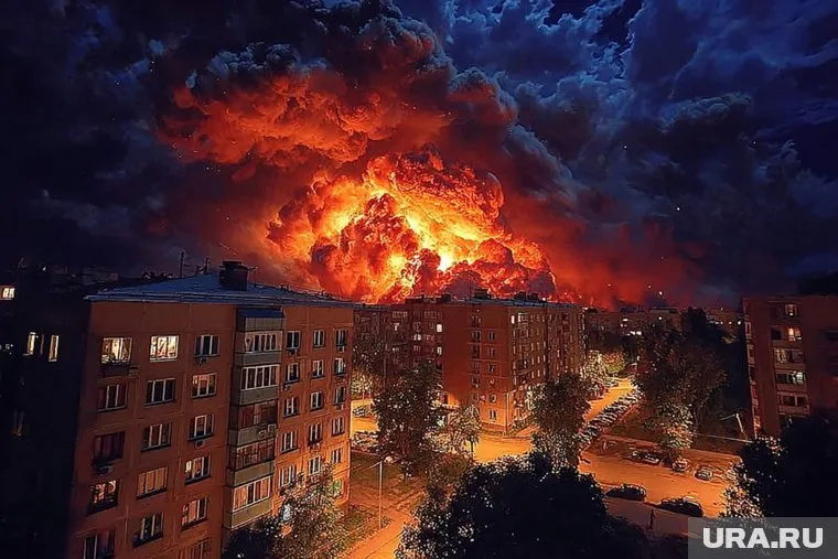 Столица Киева окутана дымом