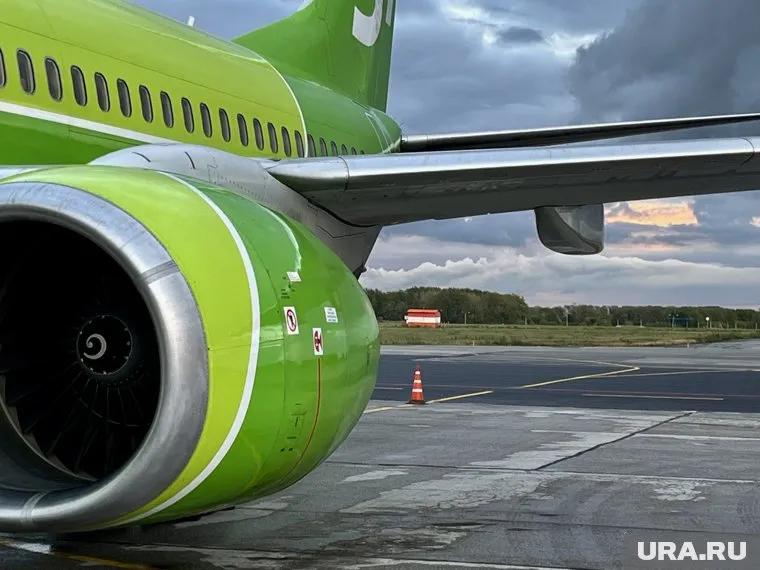 Самолет совершил несколько кругов в зоне ожидания над территорией Новосибирской области