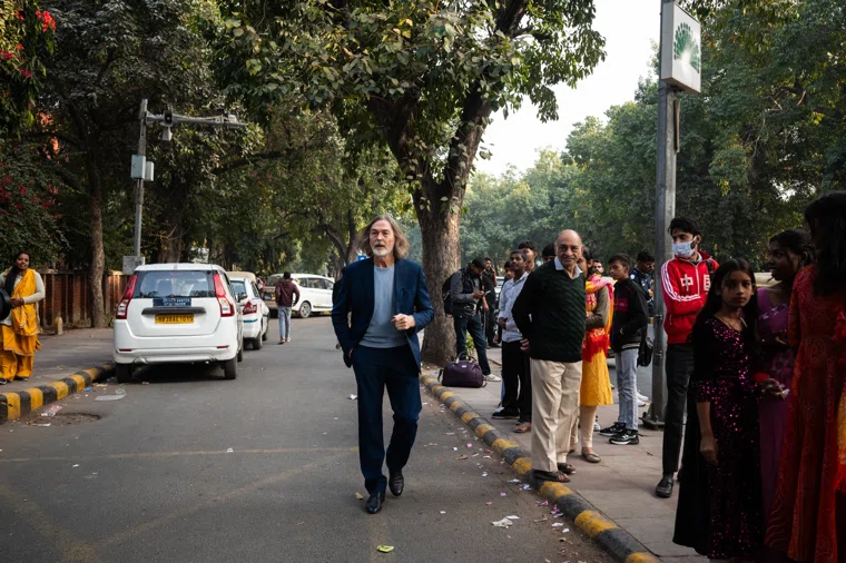 Никас не ожидал такого ажиотажа вокруг своей выставки в Индии