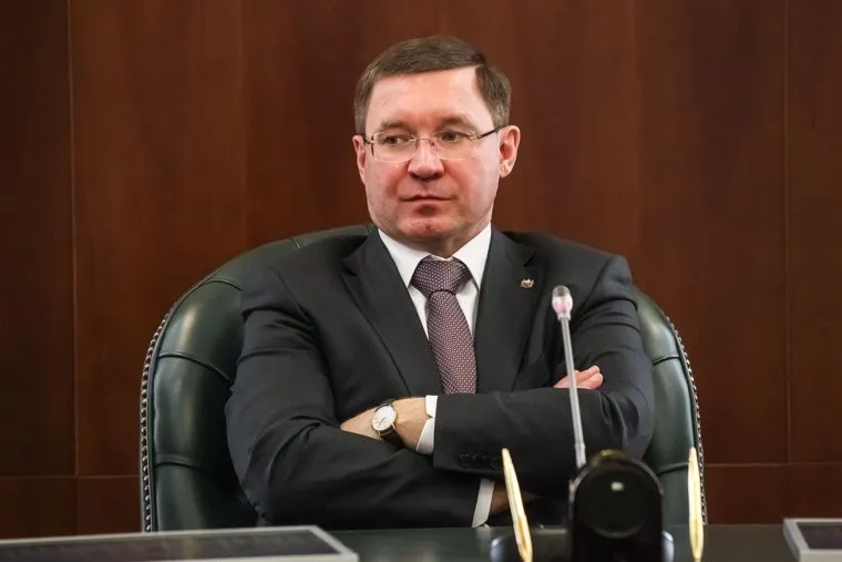 Пресс-конференция губернатора Владимира Якушева по итогам внеочередного конгресса в Хохфильцене. Тюмень, якушев владимир