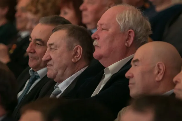 Празднование 75-летия Курганской области. Курган, миронов валерий, богомолов олег, мазеин александр, бухтояров александр