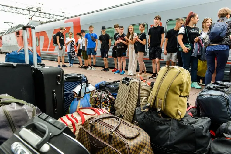 Прибытие детей из Донецка. Челябинск