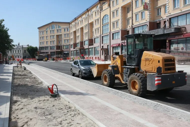 Реконструкция улицы Ленина. Тюмень 