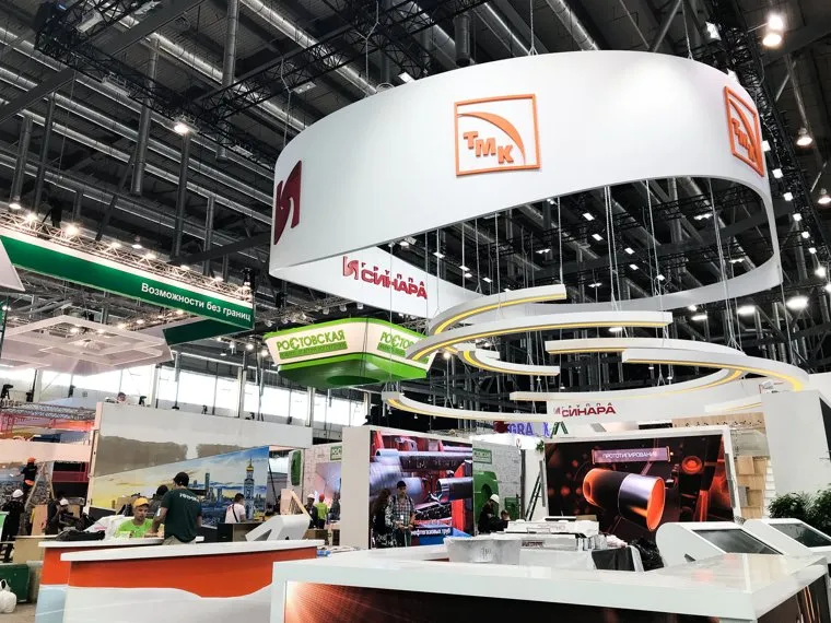 Подготовка стендов к международной промышленной выставке Иннопром-2019. Екатеринбург