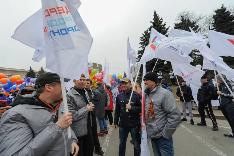 Праздничные митинги посвященные Первомаю. Челябинск, рыжий денис, онф