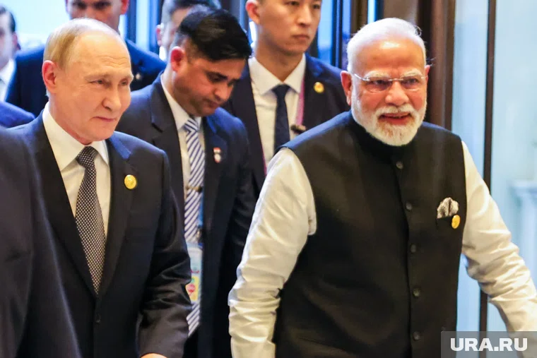 Путин и Моди встретились в Индии