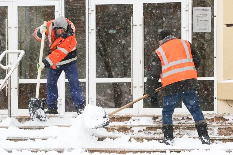 Снежный город. Тюмень