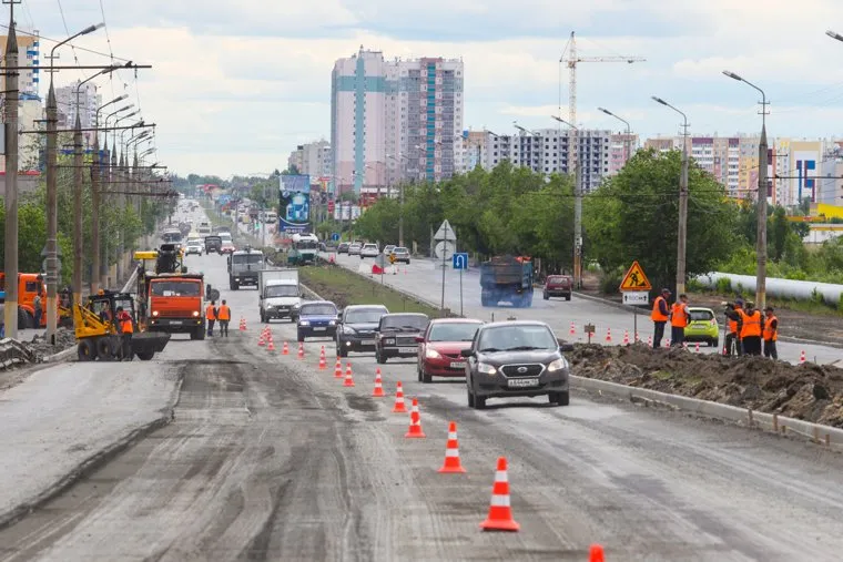 Ремонт дорог в рамках национального проекта. Курган