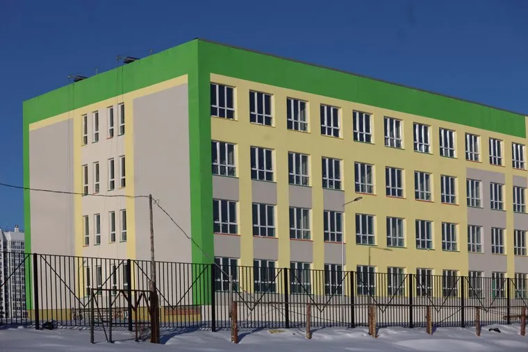 Строительство школы в Заозерном. Курган