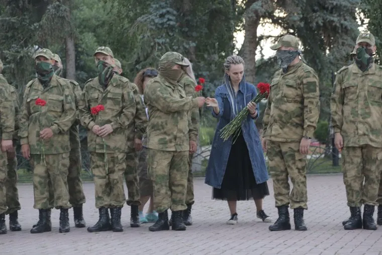 Проводы контрактников. Тюмень 