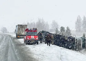 В Пермском крае две фуры попали в ДТП