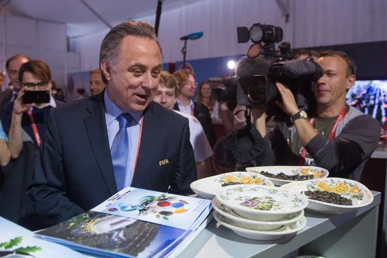 Виталий Мутко на предварительной жеребьевке ЧМ-2018. Санкт-Петербург, мутко виталий