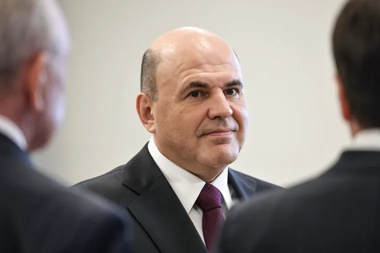 Премьер-министр России Михаил Мишустин в Реутове. Московская область, Реутов