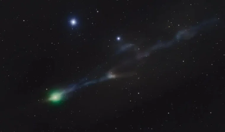 По расчетам ученых, сейчас комета светит примерно на 63% от той яркости, что была шесть дней назад