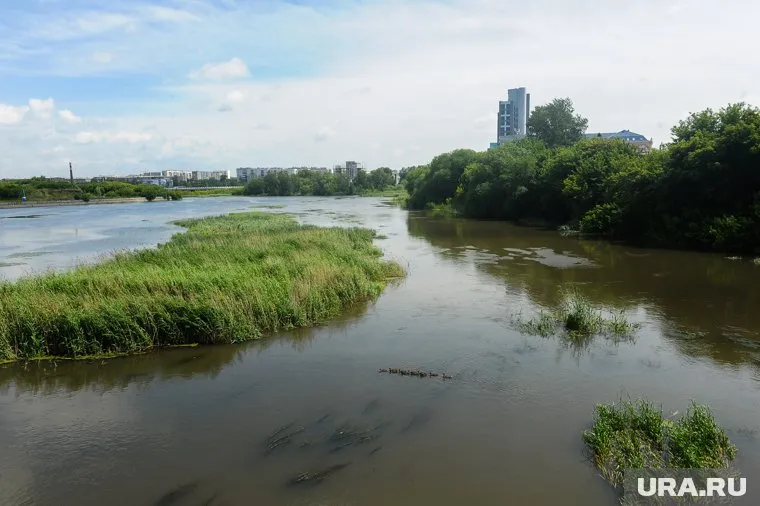 Река Миасс вышла из берегов в селе Смородинка (архивное фото)