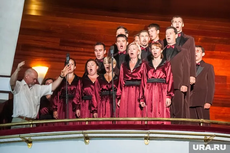 Авторы гимна Курганской области Александр Фадеев и Анатолий Львов