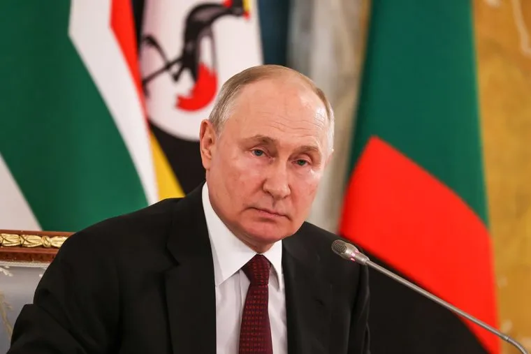 Встреча президента России с лидерами стран Африки в Константиновском дворце. Санкт-Петербург