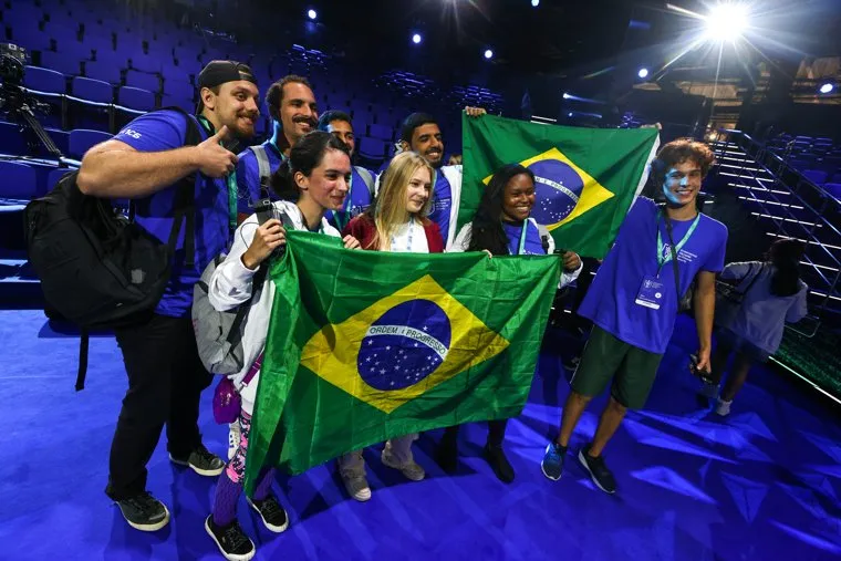 Владимир Путин на Третьей Международной олимпиаде по финансовой безопасности. Сочи