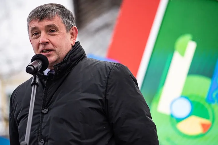 Запуск часов обратного отсчета до старта Всемирных студенческих игр. Екатеринбург