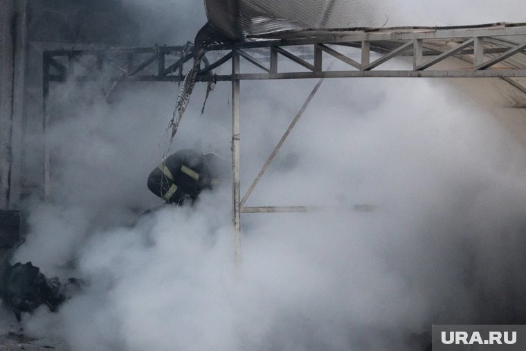 В региональной столице произошел крупный пожар