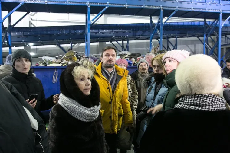 Посещение инициативными гражданами мусоросортировочного завода. Тюмень, фрумкин константин