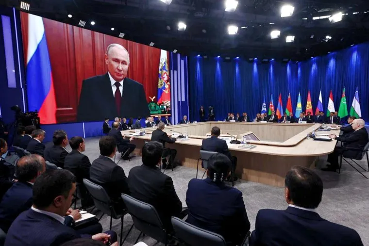 Михаил Мишустин на заседании Совета глав правительств СНГ. Москва