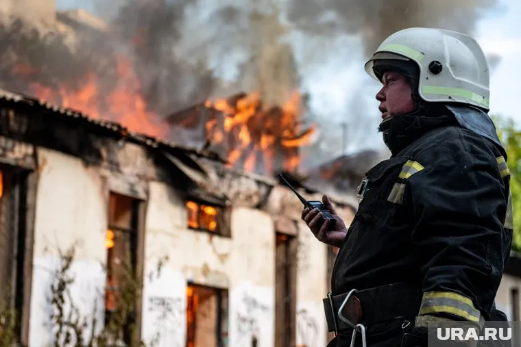 Общая площадь возгорания составила 70 кв. м. Фото из архива