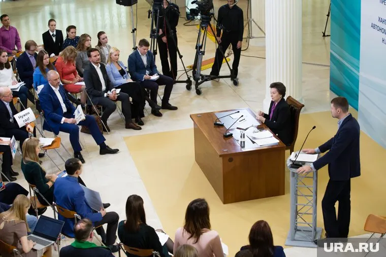 Комарова ответила на рекордное, для ее пресс-конференций, количество вопросов