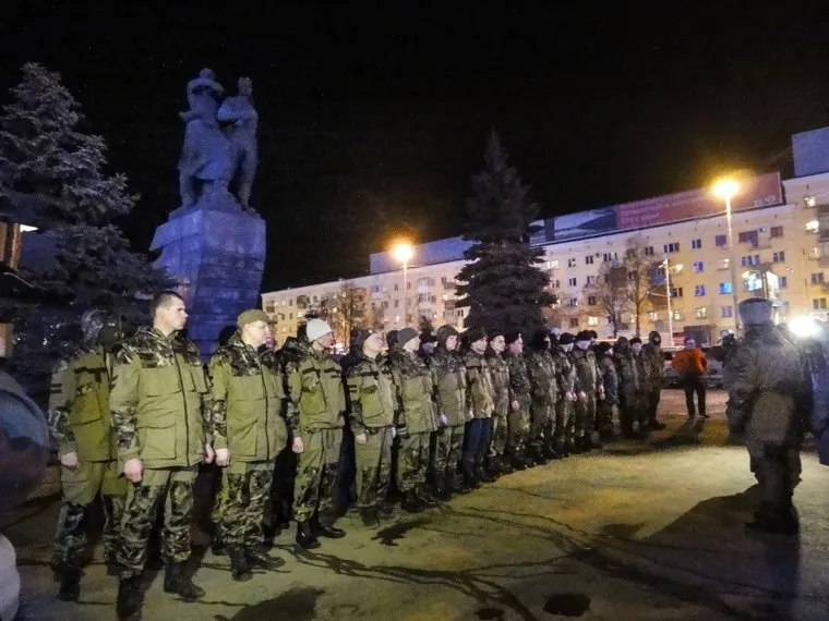 Проводы добровольцев на Донбасс. Екатеринбург