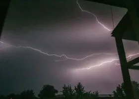 На Москву идет шторм с грозой