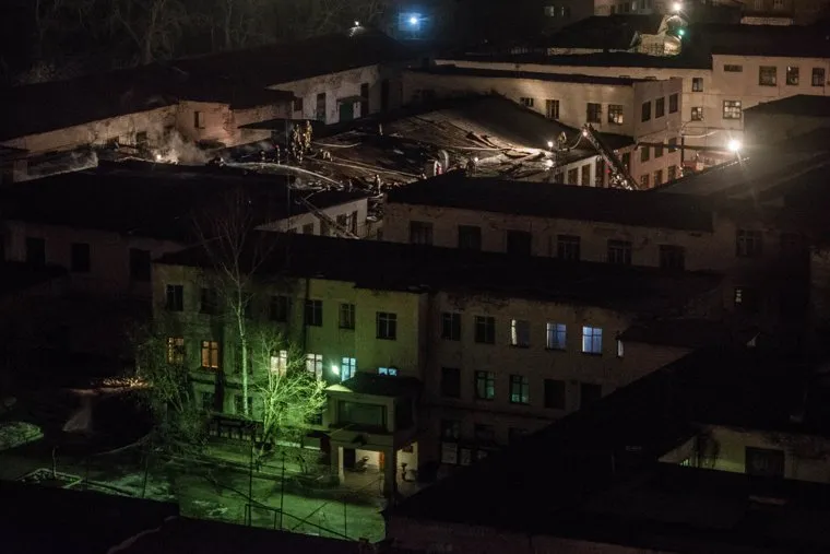 Пожар в ИК-2. Екатеринбург, ик-2